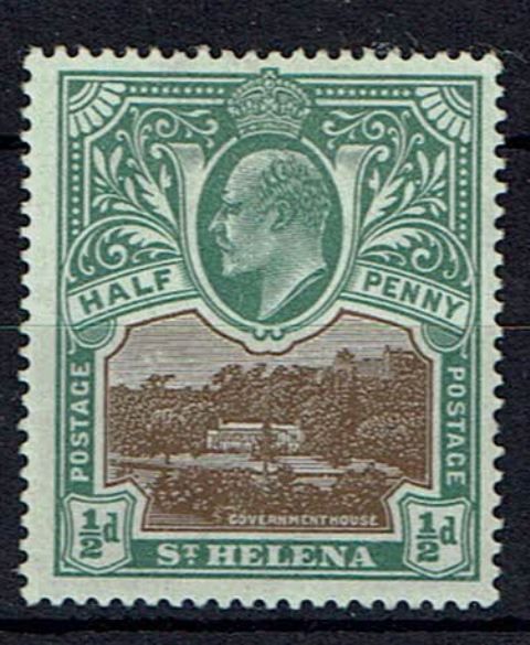 Image of St Helena SG 55w MM British Commonwealth Stamp